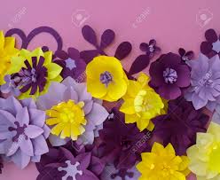 Maybe you would like to learn more about one of these? Paper Craft Flower Decoration Concept Flowers And Leaves Made Stock Photo Picture And Royalty Free Image Image 107002583