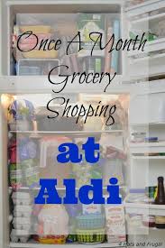Have You Ever Tried Once A Month Grocery Shopping At Aldi This Family Of 5 Tried It Out And They Re Sharing The Good Ba Aldi Shopping Grocery Budgeting Aldi