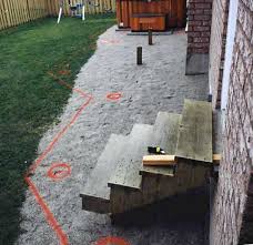 Difference between footings and foundations: Deck Layout And Footing Position Spacing Diy Deck Plans