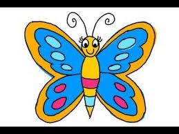 Start off by drawing a long oval shape. How To Draw A Butterfly For Kids Youtube