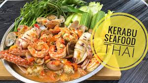 Gaul sehinngga masak jika perlu tambahkan sikit air. Resepi Kerabu Seafood Thai Ala Mukbang Captain Piya Syahmi Sazli Youtube
