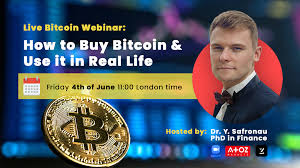 You can buy bitcoins using 'real' money. Webinar How To Buy Bitcoin And Use It In Real Life