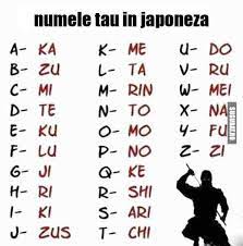 Un iepuras singuratic a fost lovit de o masina in timp ce incerca sa traverseze o sosea din padure. Afla Numele Tau In Japoneza Your Name In Japanese Japanese Names Alphabet Code