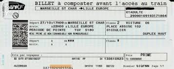 Ouigo est l'offre low cost de la sncf, 100% online, elle vous fait voyager vers 40 destinations en créez votre compte client ouigo et profitez de ses avantages : Billet Train Sncf Tgv Marseille Lille 27 10