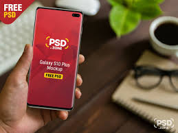 Galaxy S10 Plus In Hand Mockup Mockup Free Psd Android Mockup Psd Android Mockup