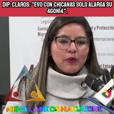 La diputada de CC Lissa Claros, cuestiona que Evo continúe chicaneando  contra su orden de 4preh3nsión., Video. DTV , #miscelaneosmagazine