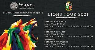 Jun 22, 2021 · jun 22, 2021 detroit lions' rookies tour ford field. British Irish Lions Tour 2021 Final Test Waxy S Irish Bar Restaurant Frankfurt 7 August 2021