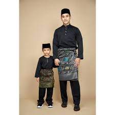 Condition is new with tags. Baju Melayu Ameer Exclusive Black Hitam Dewasa Dan Kanak Kanak Teluk Belanga Dan Cekak Musang Shopee Malaysia