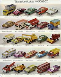 Matchbox Selector Chart 6 Diecast Model Cars Matchbox