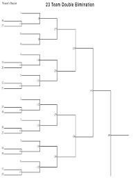 Single elimination, printable tournament bracket … 23 Team Double Elimination Fill And Sign Printable Template Online Us Legal Forms