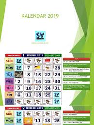 Kalendar 2019 hari keputeraan agong baru. Kalender Malaysia 2019