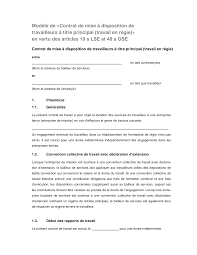 La mise à disposition des praticiens hospitaliers est prononcée par décision du directeur de l'établissement public de santé par signature d'une convention prise après avis du chef de pôle et du président de la commission médicale d'établissement. Https Www Swissstaffing Ch Docs Fr Service Juridique Modeles De Contrats 20161201 Modle De Contrat De Mise Disposition De Travailleurs Titre Principal Seco Pdf