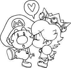 Super mario daisy coloring pages are a fun way for kids of all ages to develop creativity, focus, motor skills and color recognition. Princess Daisy Mario Coloring Pages Draw Your