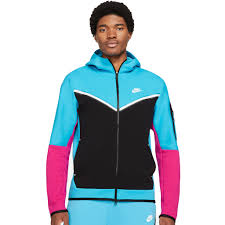 Whatever you're shopping for, we've got it. Nike Tech Fleece Full Zip Hoodie Blue Fury Black Fireberry Moda3