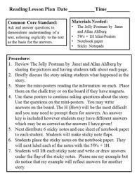 The Jolly Postman Reading Comprehension Lessons And Resources By Sally Boone