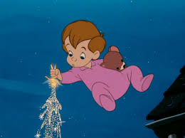 Pixie Dust For Nana Peter Pan 1953 I Hates This Scene Because Nana Was Trying Really Hard To Go With The Childr Peter Pan Disney Disney Wallpaper Disney Art
