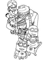 Agnes from despicable me coloring page from despicable me category. Kids N Fun Coloring Page Despicable Me Gru Agnes Edith Margo Minion Coloring Pages Minions Coloring Pages Disney Coloring Pages