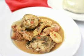 This is served in balls and taken in soups or, with other dishes. Ofe Nsala White Soup K S Cuisine