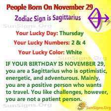 November 29 Birthday Horoscope November 29 Zodiac Birthday Horoscope November Zodiac Sign