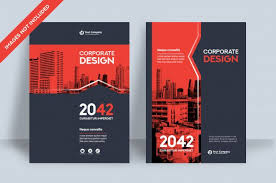 Corporate Book Cover Design Template In A4 Book Cover Design Template Book Cover Design Inspiration Cover Design Inspiration