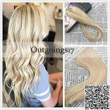 Highlighting your hair at home can be tricky, but it's not impossible. Brazilian Ombre Highlights Remy Clip In Extensions Human Hair Platinum Blonde Ebay