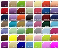 46 Bright Princess Paint Colour Chart