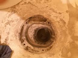 When i found the plastic flange to be broken, i wondered. Can I Salvage This Broken Toilet Flange That S Embedded In Concrete Home Improvement Stack Exchange