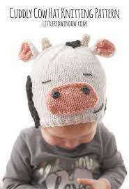 Basic knitted beanie $8.00 $3.20 chunky mixed marl cable knit beanie Cuddly Cow Hat Knitting Pattern Little Red Window