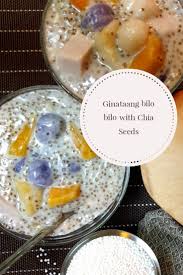 Ginataang Bilo Bilo With Chia Seeds Chinese Dessert Favorite Snack Chia