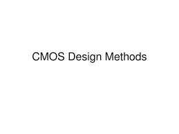 Cmos Design Methods Vlsi Design Flow Y Chart D Gjaski
