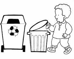 Imagenes Para Colorear Votar La Basura Imagui