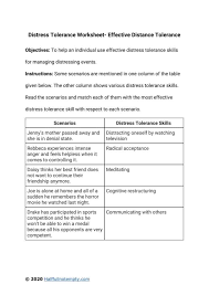 Dbt skills training handouts and worksheets. Distress Tolerance Worksheets 7 Optimistminds