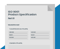 The application must work in all modern browsers. Product Specification Iso 9001 Templates
