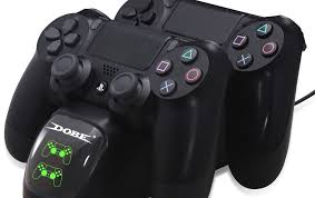 Cheap Price Ps4 Controller Chargerusb Charging Station Dock With 2pcs Led Light Bar Gift For Ps4 Controller Charger Game Controller Charging Docking Station