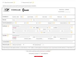 Formular trimitere colet posta romana. CumpÄrare Vanzare Stilul Rafinat Alta Sansa Mandat Postal Online Bobbysaxmusic Com