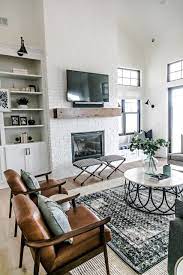 Maybe you would like to learn more about one of these? 75 Beautiful Farmhouse Living Room With A Brick Fireplace Pictures Ideas July 2021 Houzz
