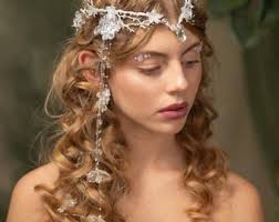 Custom Fairy Edge Green Floral Lace Trim Veil Wedding Veil,wedding Veil for  Faerie,bridal Veil With Comb,1 Tier Cathedral Elbow Hip Veil