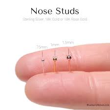 Tiny Minimalist Nose Stud Ball Nose Ring 22g Nose Stud L Etsy Tiny Nose Studs Rose Gold Nose Ring Nose Stud