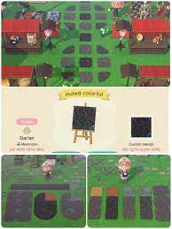 Another Dark Cobblestone Path Looks Best On Top Of The Stone Paths Acqr Animal Crossing Dark New Animal Crossing Animal Crossing Game