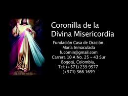 Las tres de la tarde la oración de las tres dictada por jesús a santa faustina kowalska es la siguiente: Coronilla Milagrosa A Jesus De La Misericordia Oraciones Diarias Youtube