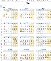 2021 excel calendar templates with popular and canada holidays. Free Monthly Yearly Excel Calendar Template 2021 And Beyond