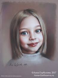 Pastel portrait to order from a photograph