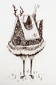 Those Charmingly Disturbed Little Things Illustration Baba Yaga Witch Art