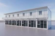 Warehouse Villa Dxh Mobile Modular Prefabricated Building House ODM  Detachable Container