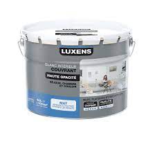 Nuance peinture est un site professionnel de la p. Peinture Mur Plafond Boiserie Luxens Couvrant Blanc Mat 10 L Leroy Merlin