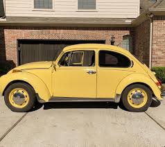 Image result for Yellow 1949 Beetle