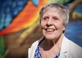 We have been keeping a big secret! At 2pm today we officially became the  Monica Graham Centre. Monica is one of the founding members of this  building and she has given over