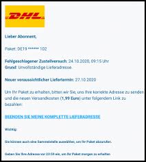 In der regel findet ihr den zustellort auf einer notiz im briefkasten. Abofalle Dhl Mail Ihr Paket Ist Beim Zoll Gesperrt