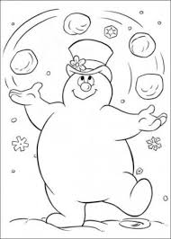 The coloring page shows frosty leading karen and her friends on a parade. 27 Free Frosty The Snowman Coloring Pages Printable