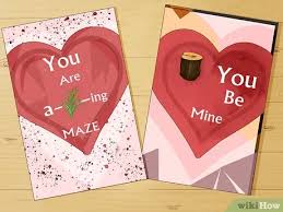 After you've created your diy valentine's day card, finish out the holiday with printables, clip art, and crosswords, word searches, and puzzles. 4 Ways To Make A Valentines Day Card Wikihow